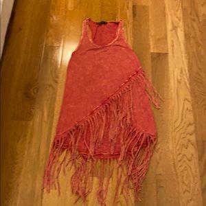 T Party Fringe shirt red